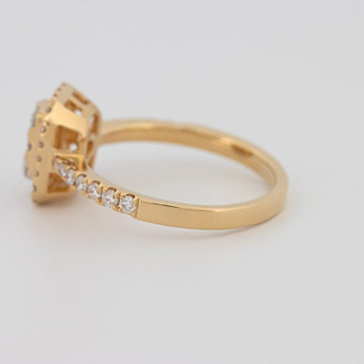 INVISIBLE RECTANGULAR DIAMOND RING (SMALL)