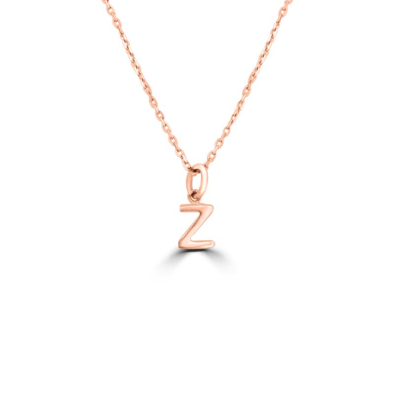 Initial "Z" Pendant (small)