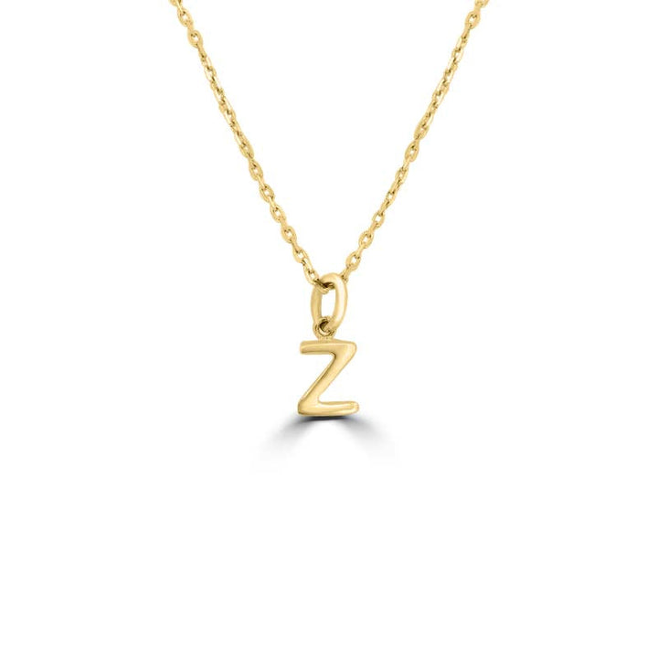 Initial "Z" Pendant (small)
