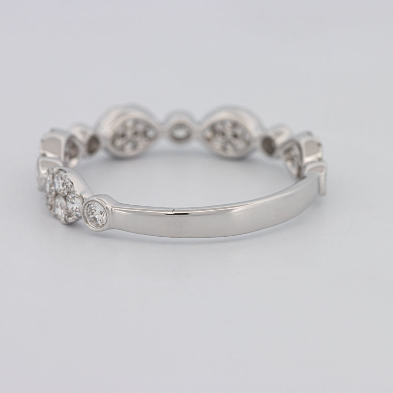 Invisible Half Eternity Band
