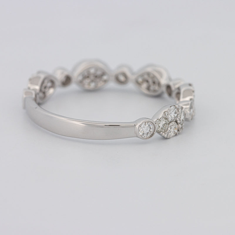 Invisible Half Eternity Band
