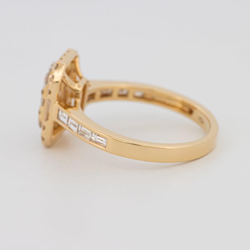 Invisible Rectangular Ring with Baguettes