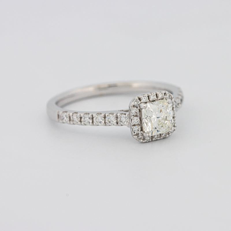 Square Radiant Halo Diamond ring
