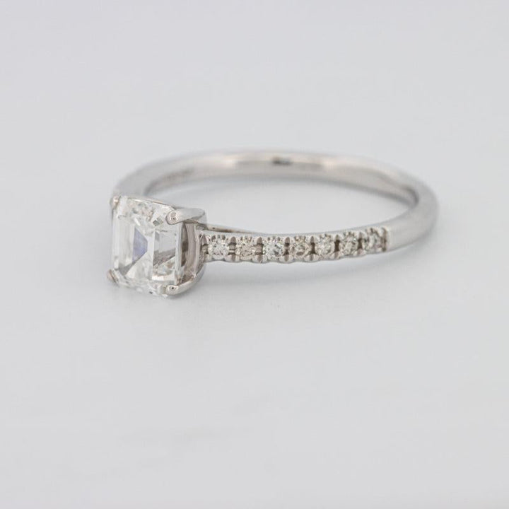 Square Radiant Solitaire Ring