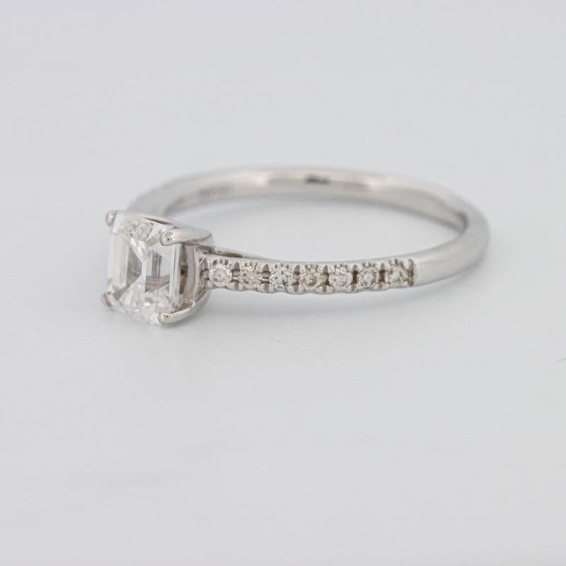 Square Radiant Solitaire Ring