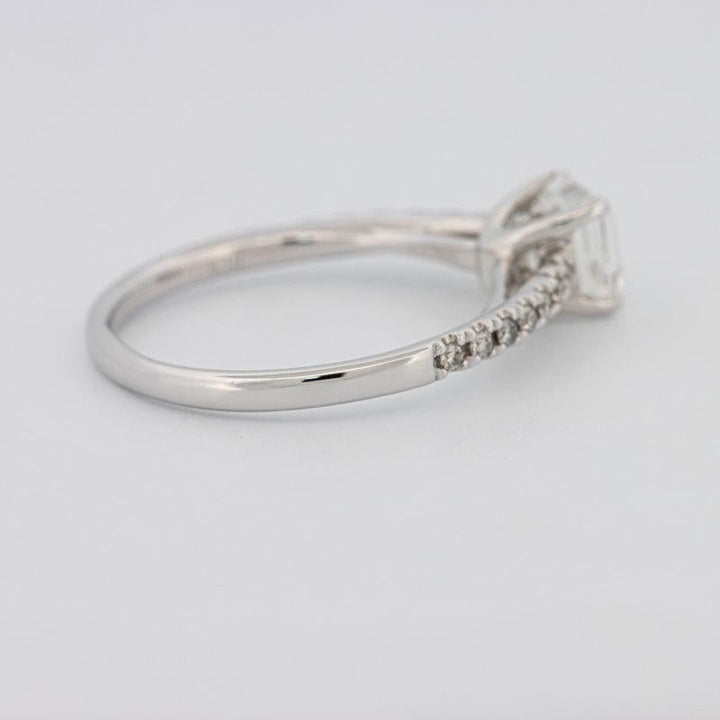 Square Radiant Solitaire Ring