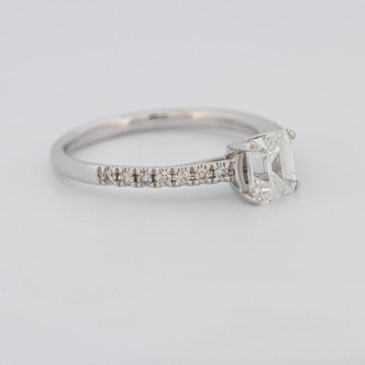 Square Radiant Solitaire Ring