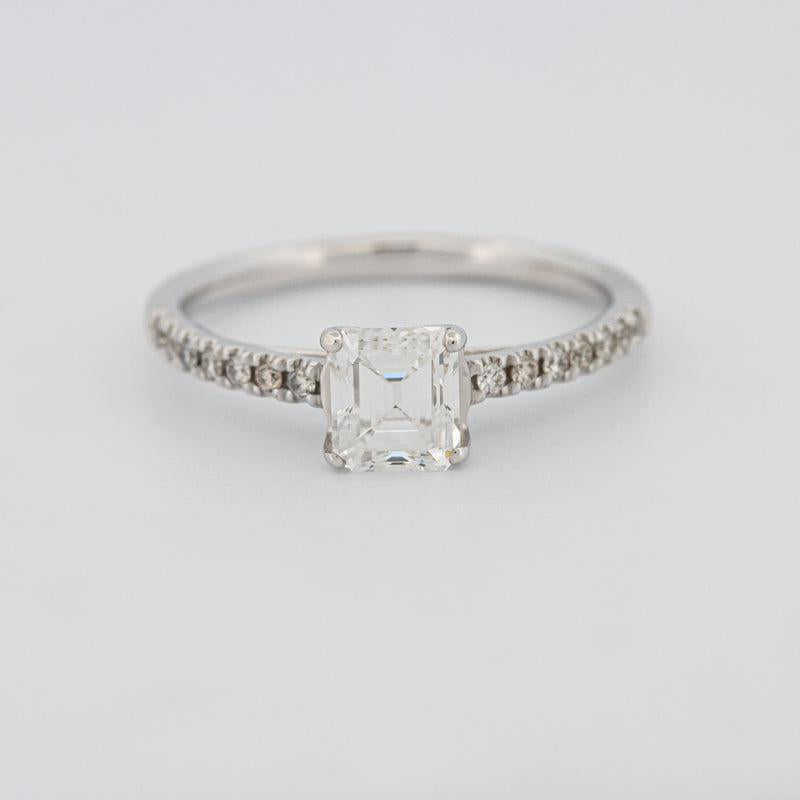 Square Radiant Solitaire Ring