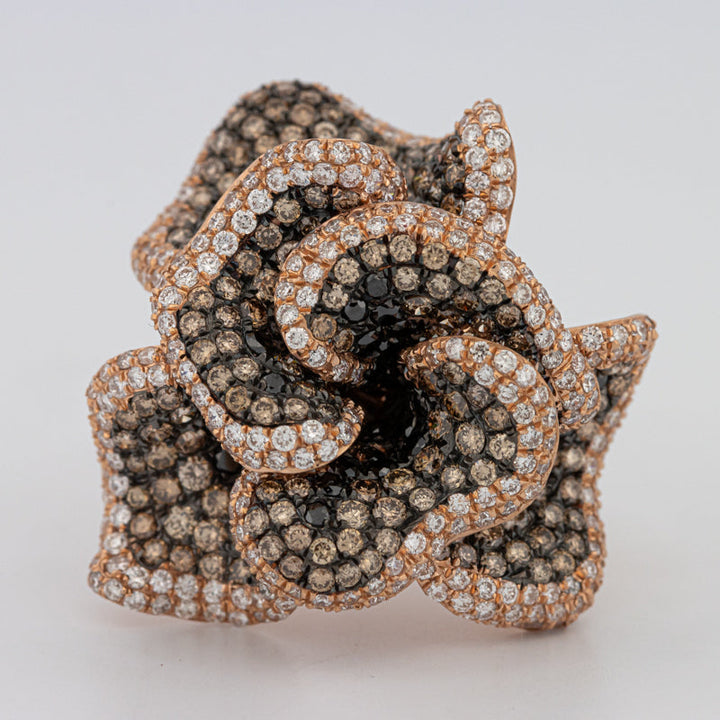 "Dahlia" Flower Ring - ZIZOV DIAMONDS