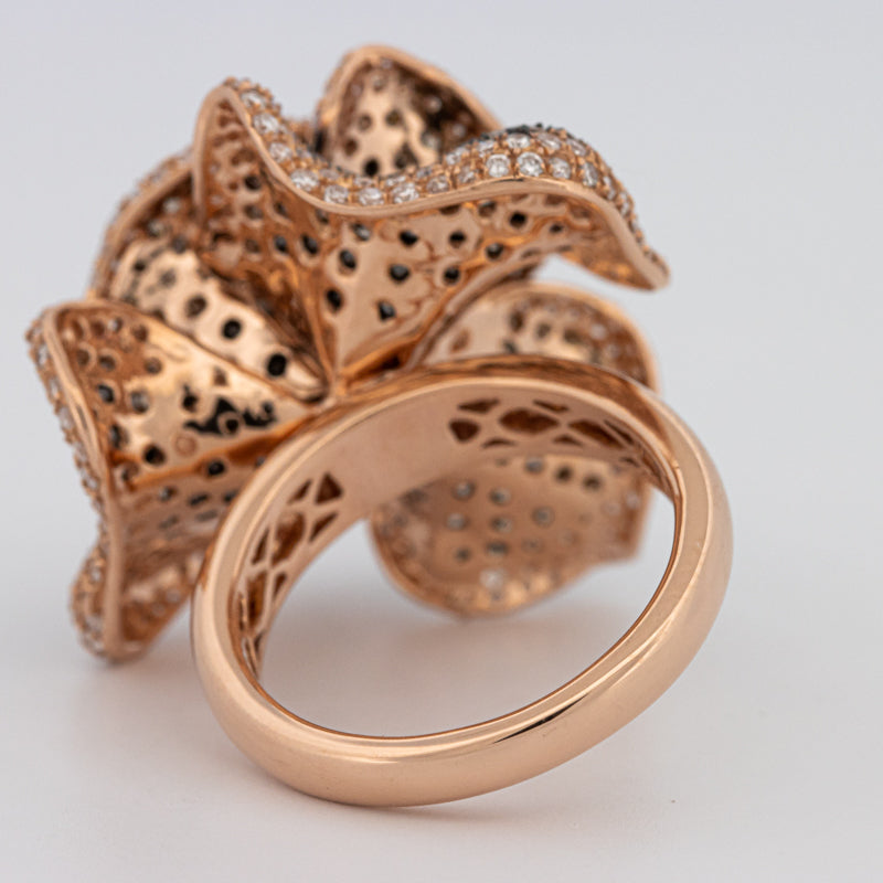 "Dahlia" Flower Ring - ZIZOV DIAMONDS