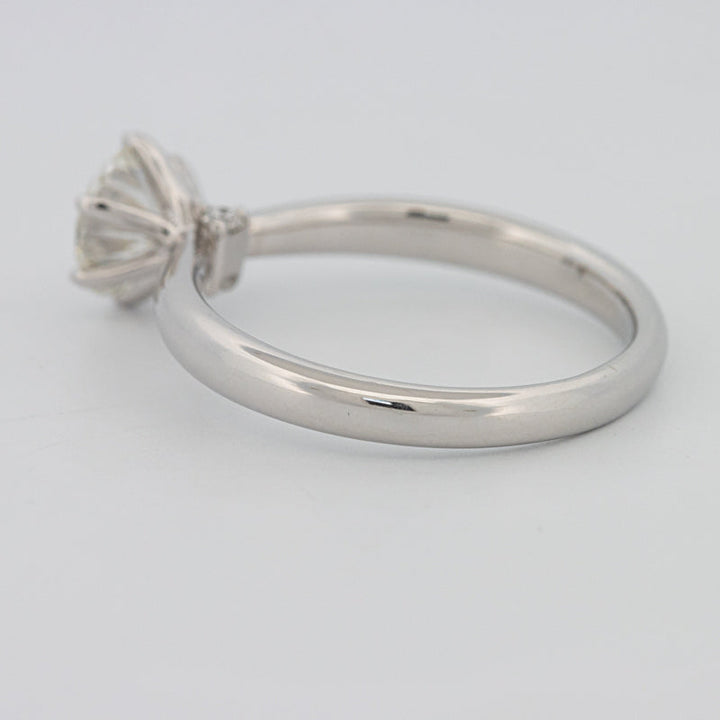Round "UpsideDown" Solitaire Ring