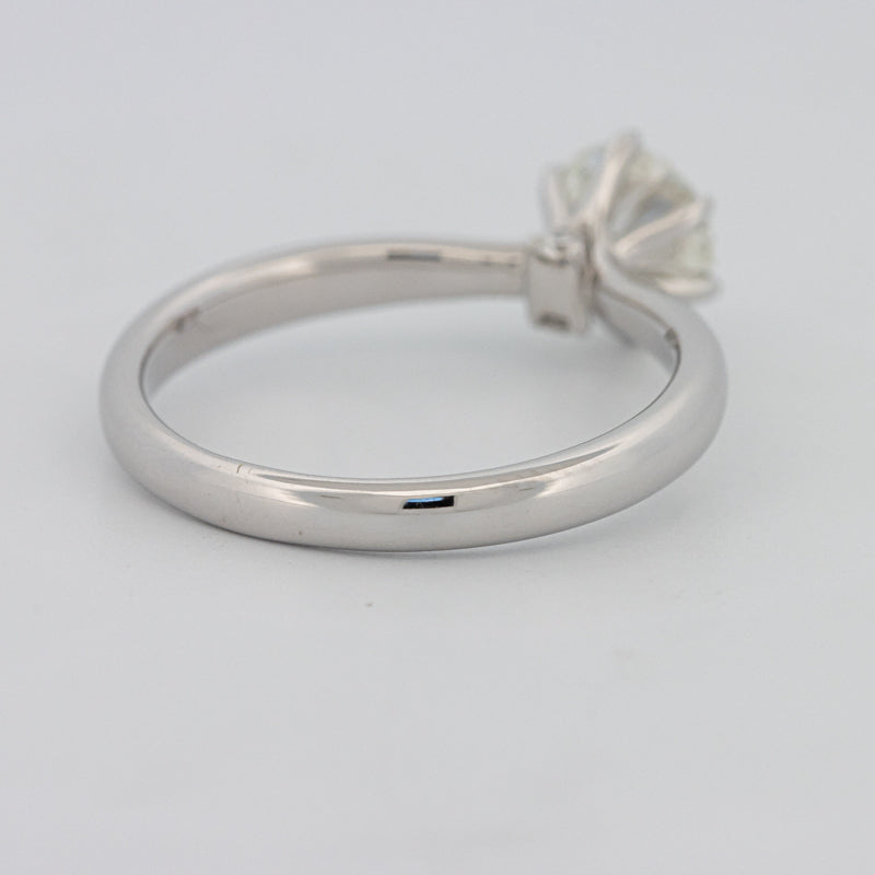 Round "UpsideDown" Solitaire Ring