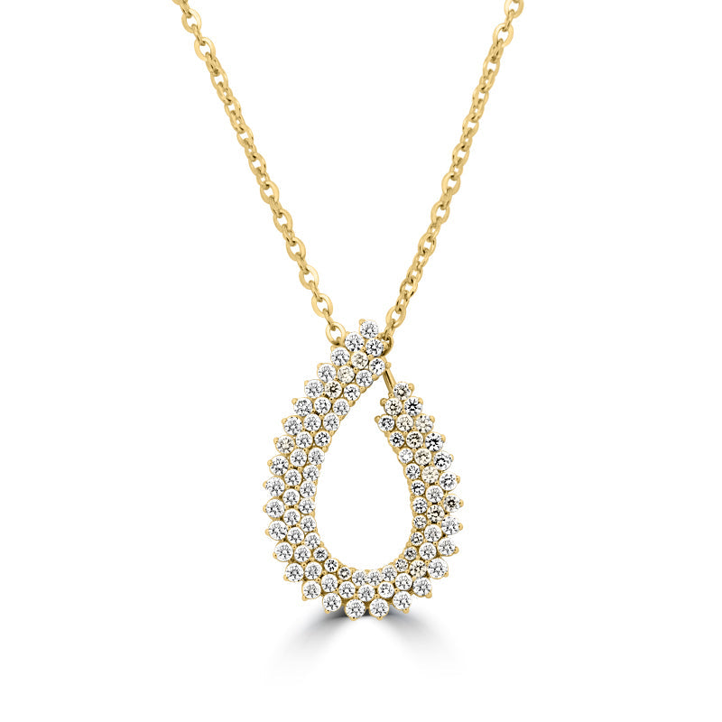 "Laurel" Diamond Pendant