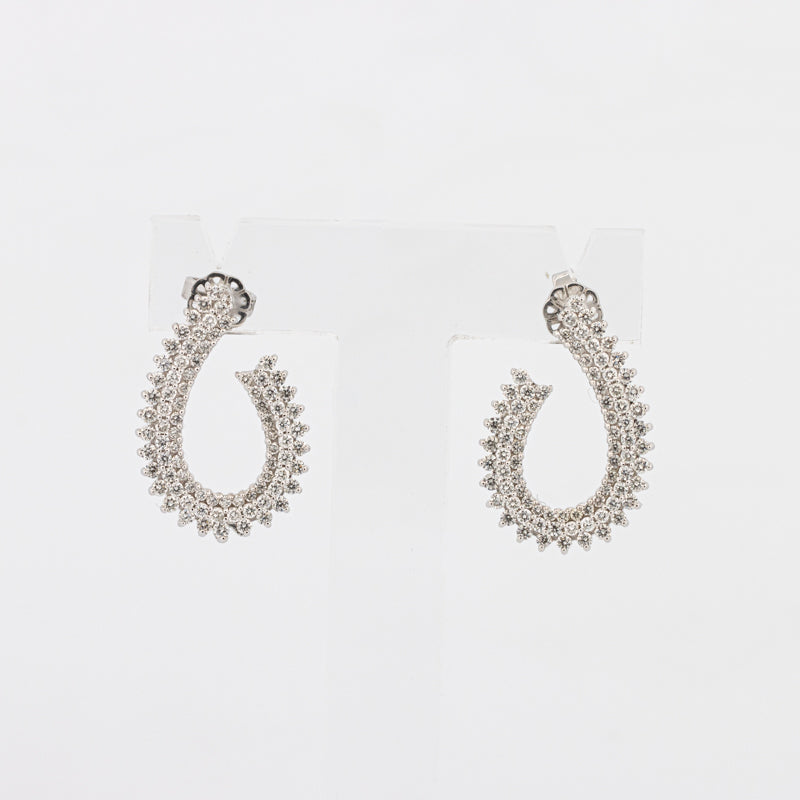 "Laurel" Diamond Earrings