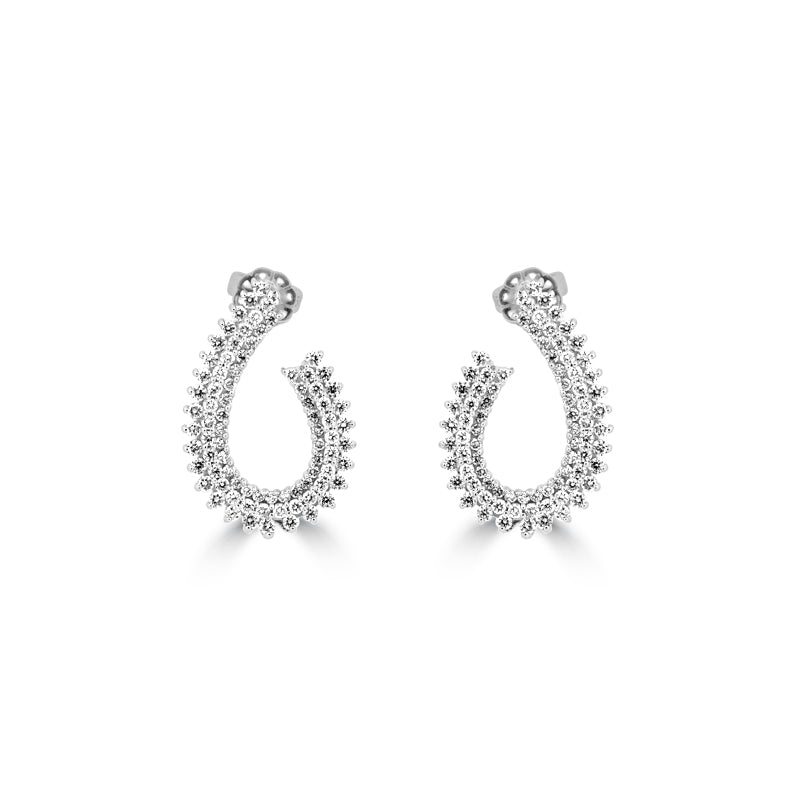 "Laurel" Diamond Earrings