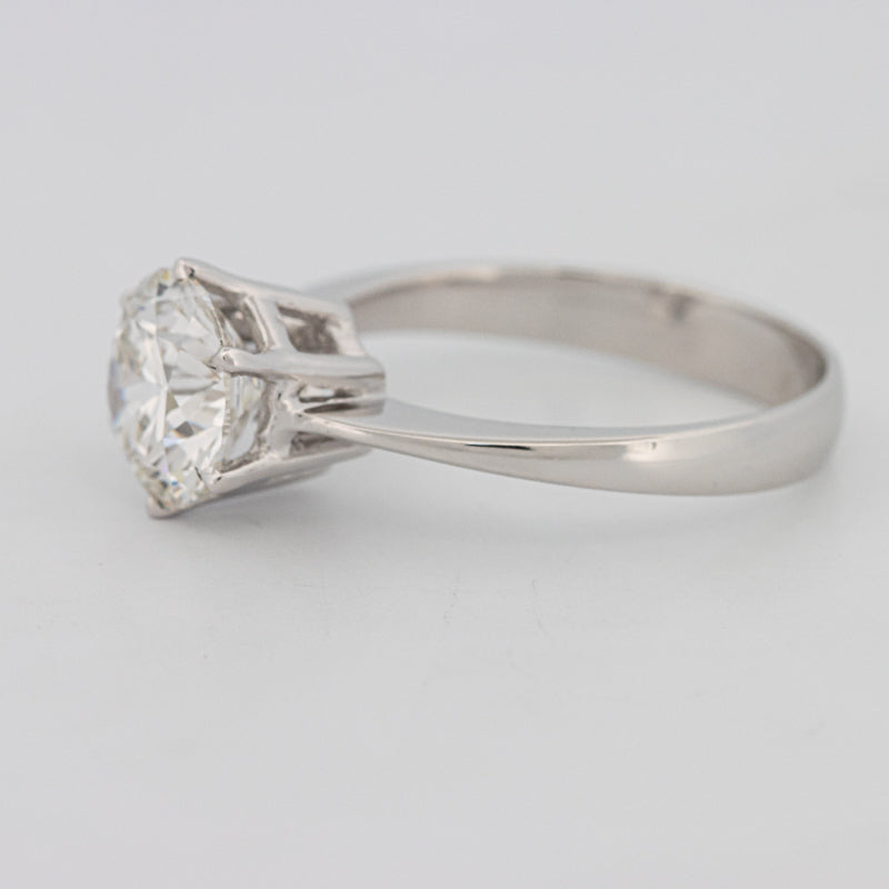 Classic Thin Band Round Solitaire (LG)