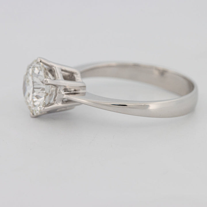 Classic Thin Band Round Solitaire (LG)