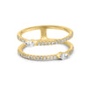 Twin Marquise Pave-Ring
