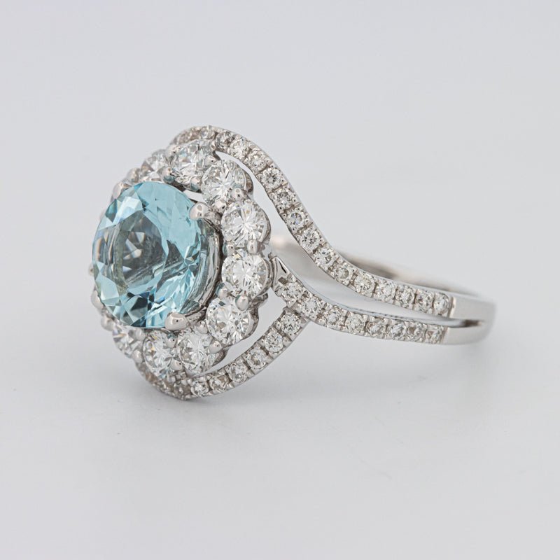 Aquamarine "Saturn" Ring - ZIZOV DIAMONDS