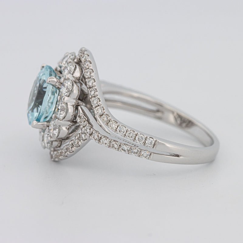 Aquamarine "Saturn" Ring - ZIZOV DIAMONDS