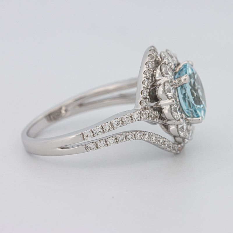 Aquamarine "Saturn" Ring - ZIZOV DIAMONDS