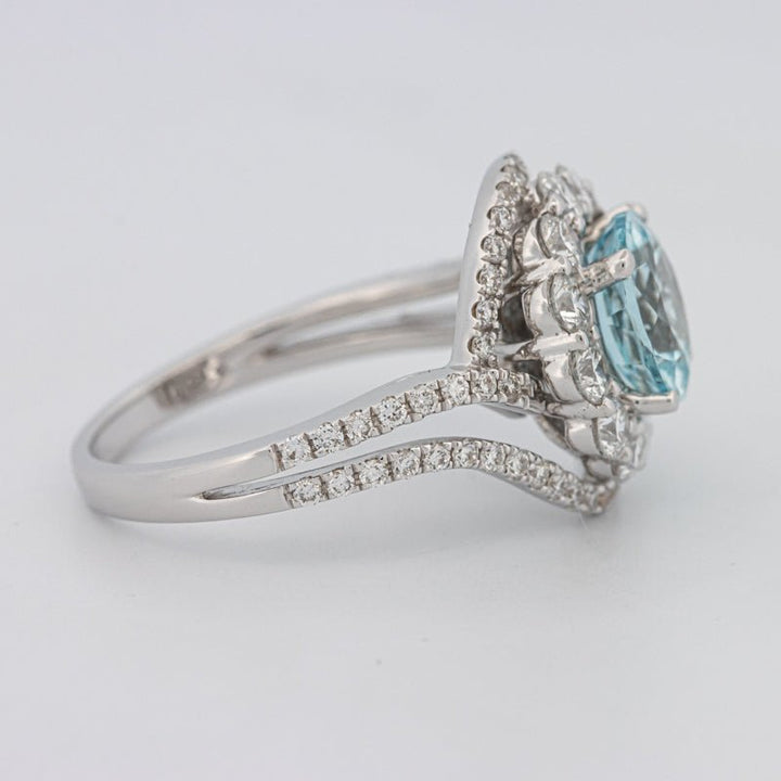 Aquamarine "Saturn" Ring - ZIZOV DIAMONDS