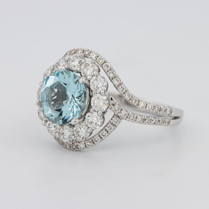 Aquamarine "Saturn" Ring - ZIZOV DIAMONDS