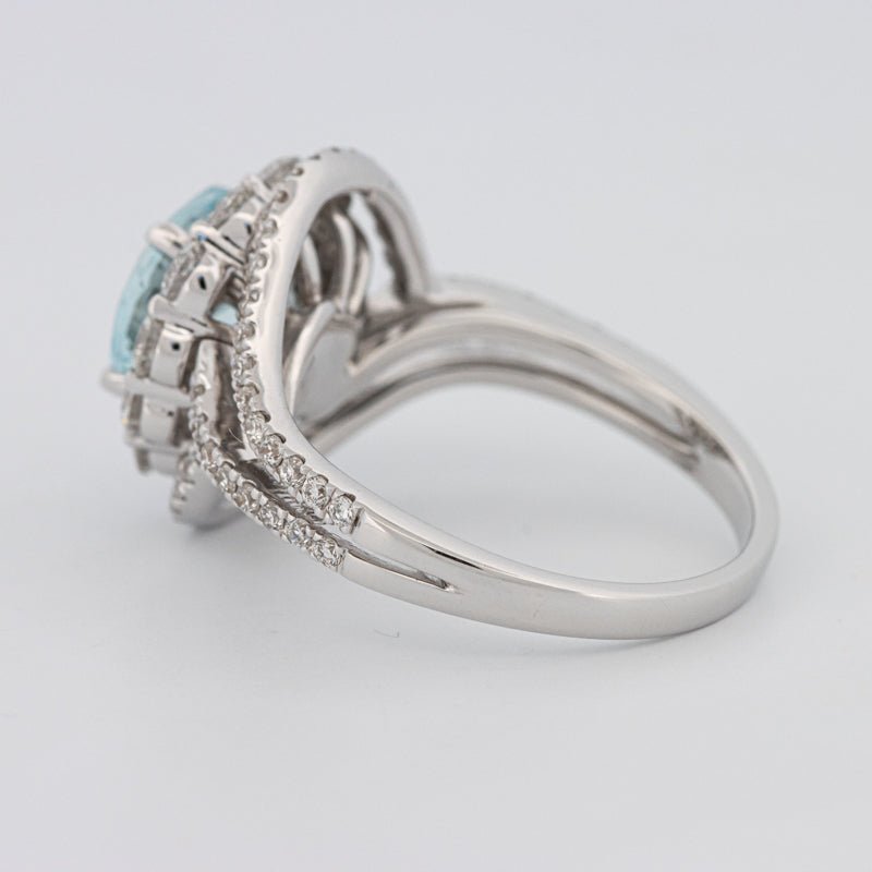 Aquamarine "Saturn" Ring - ZIZOV DIAMONDS
