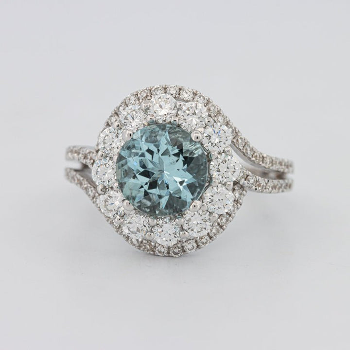 Aquamarine "Saturn" Ring - ZIZOV DIAMONDS