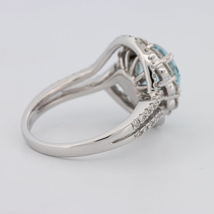 Aquamarine "Saturn" Ring - ZIZOV DIAMONDS