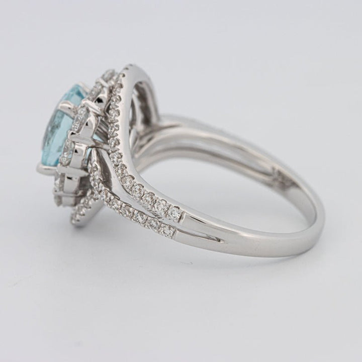Aquamarine "Saturn" Ring - ZIZOV DIAMONDS