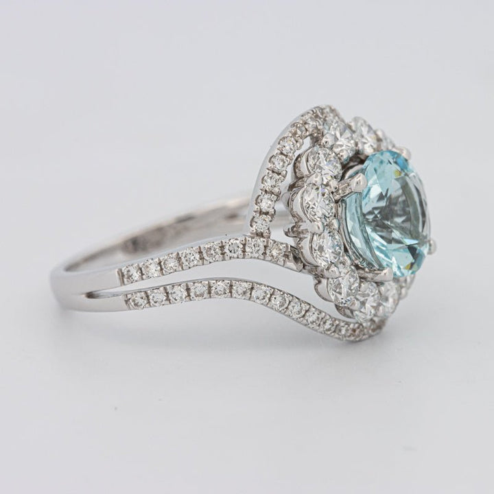 Aquamarine "Saturn" Ring - ZIZOV DIAMONDS