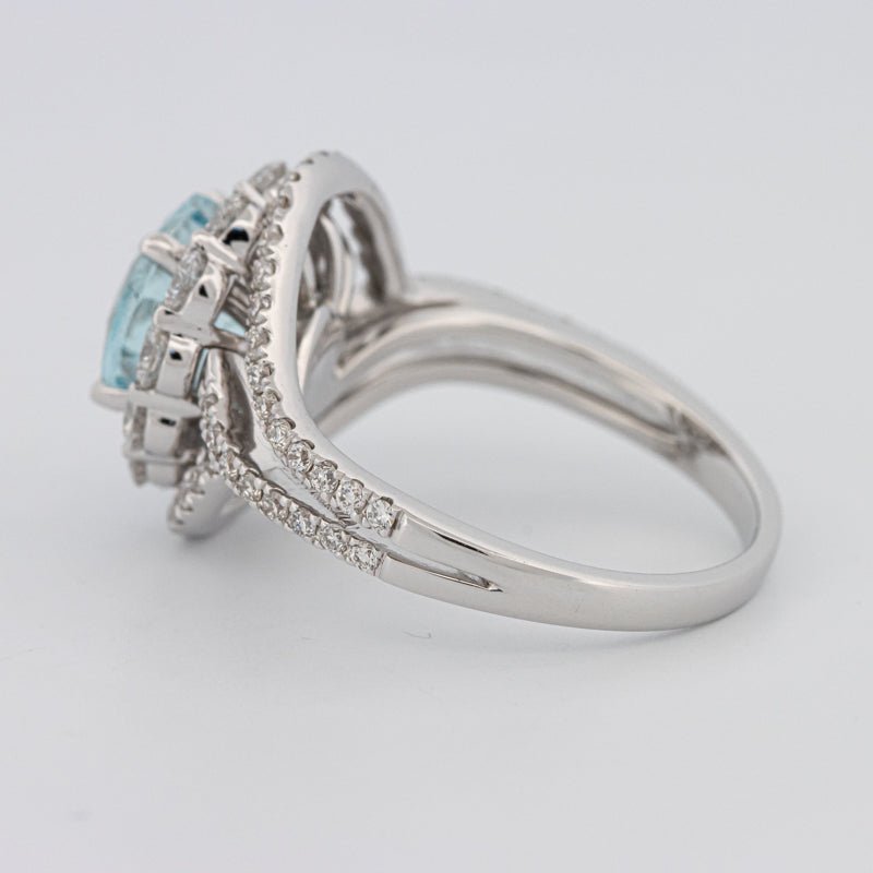 Aquamarine "Saturn" Ring - ZIZOV DIAMONDS