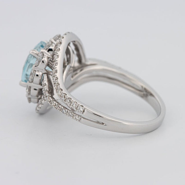 Aquamarine "Saturn" Ring - ZIZOV DIAMONDS