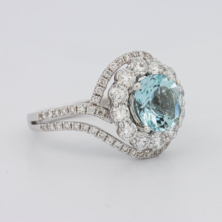 Aquamarine "Saturn" Ring - ZIZOV DIAMONDS