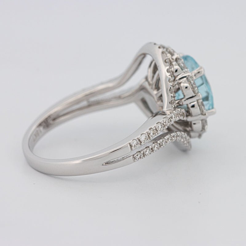 Aquamarine "Saturn" Ring - ZIZOV DIAMONDS