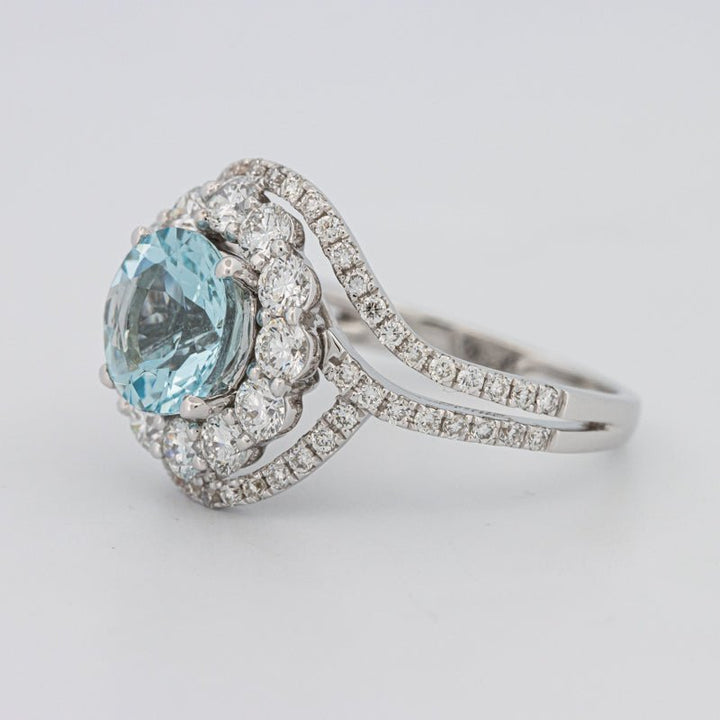 Aquamarine "Saturn" Ring - ZIZOV DIAMONDS