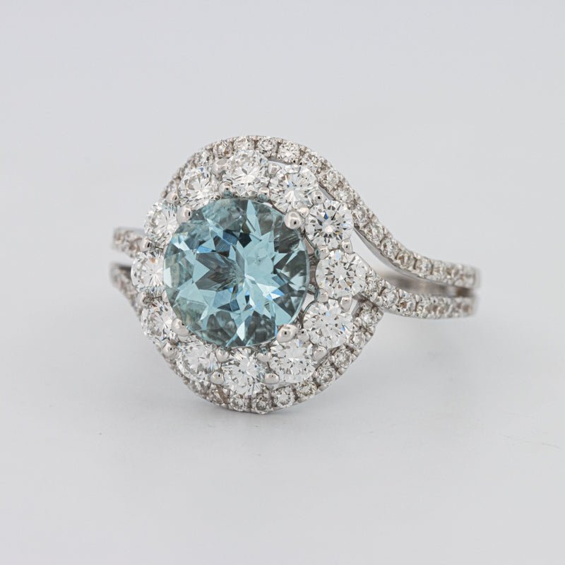 Aquamarine "Saturn" Ring - ZIZOV DIAMONDS
