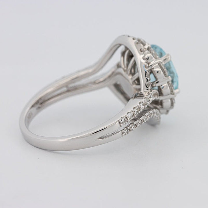 Aquamarine "Saturn" Ring - ZIZOV DIAMONDS