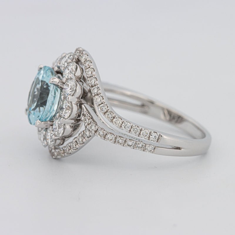 Aquamarine "Saturn" Ring - ZIZOV DIAMONDS