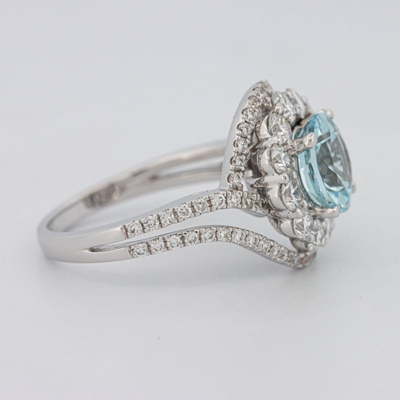 Aquamarine "Saturn" Ring - ZIZOV DIAMONDS