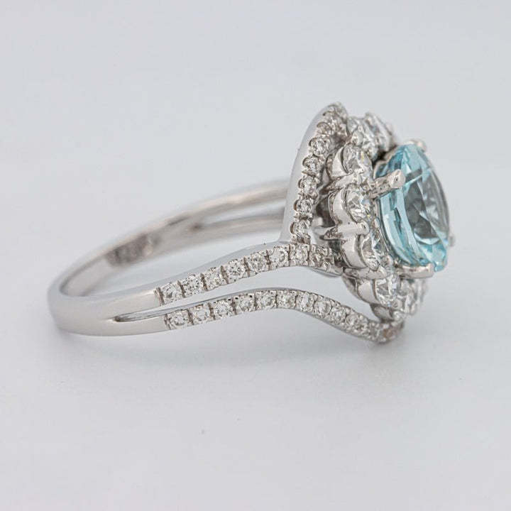 Aquamarine "Saturn" Ring - ZIZOV DIAMONDS