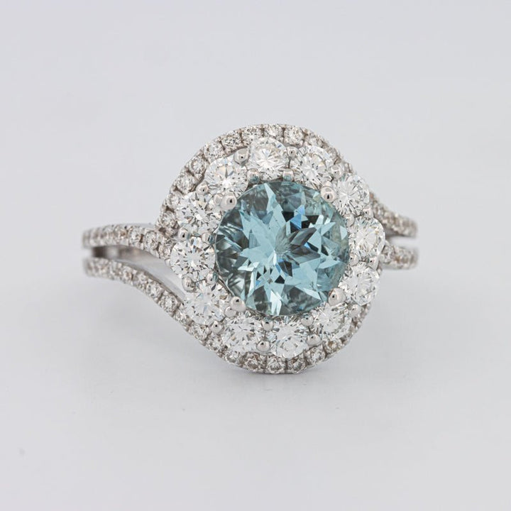 Aquamarine "Saturn" Ring - ZIZOV DIAMONDS