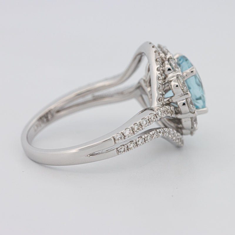 Aquamarine "Saturn" Ring - ZIZOV DIAMONDS