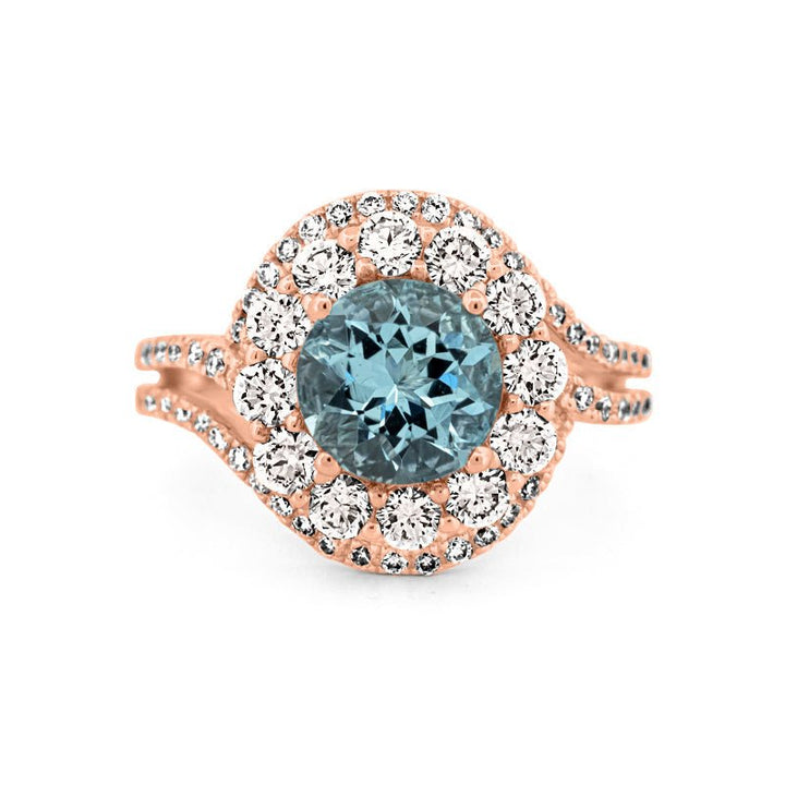 Aquamarine "Saturn" Ring - ZIZOV DIAMONDS