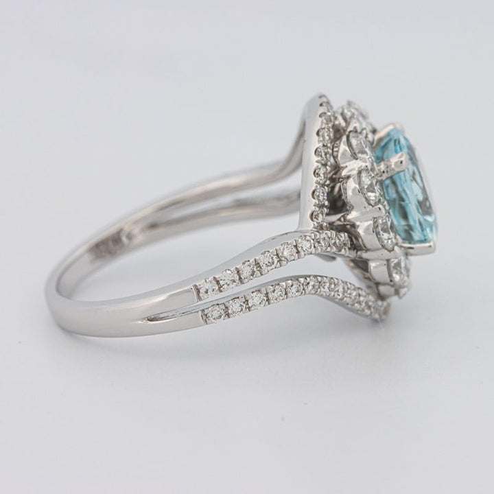Aquamarine "Saturn" Ring - ZIZOV DIAMONDS