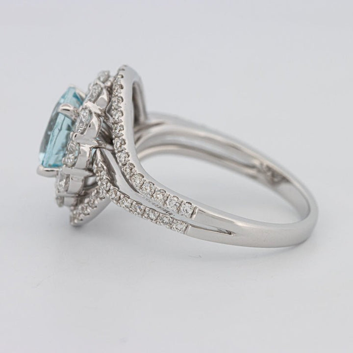 Aquamarine "Saturn" Ring - ZIZOV DIAMONDS