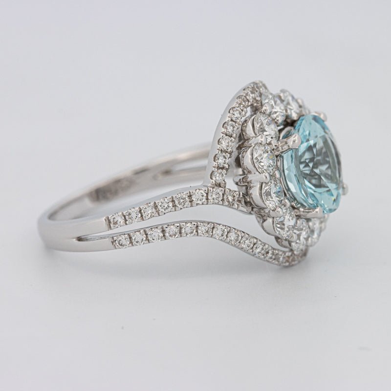 Aquamarine "Saturn" Ring - ZIZOV DIAMONDS