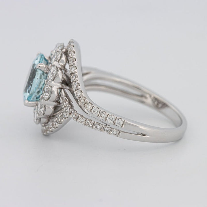 Aquamarine "Saturn" Ring - ZIZOV DIAMONDS