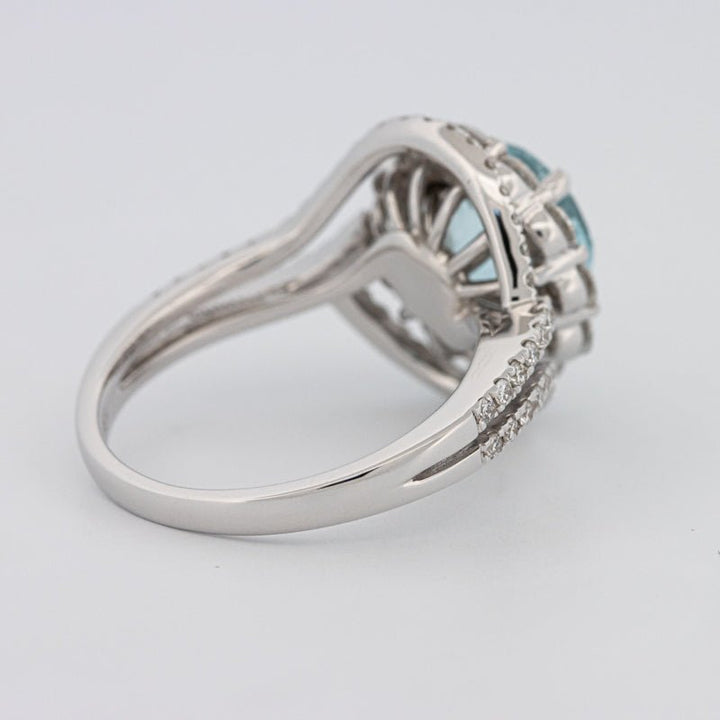 Aquamarine "Saturn" Ring - ZIZOV DIAMONDS